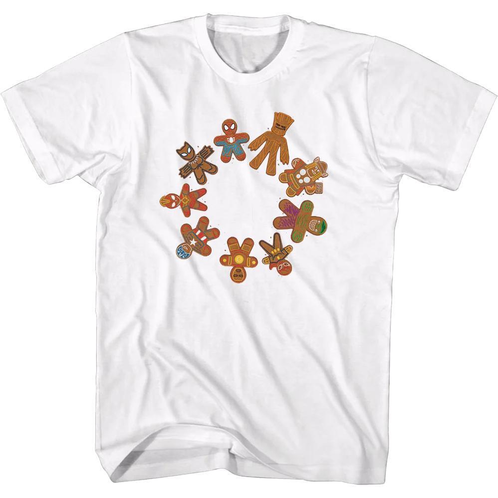 Avengers Gingerbread Cookies Marvel Comics Tshirt